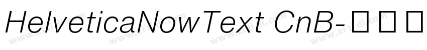 HelveticaNowText CnB字体转换
